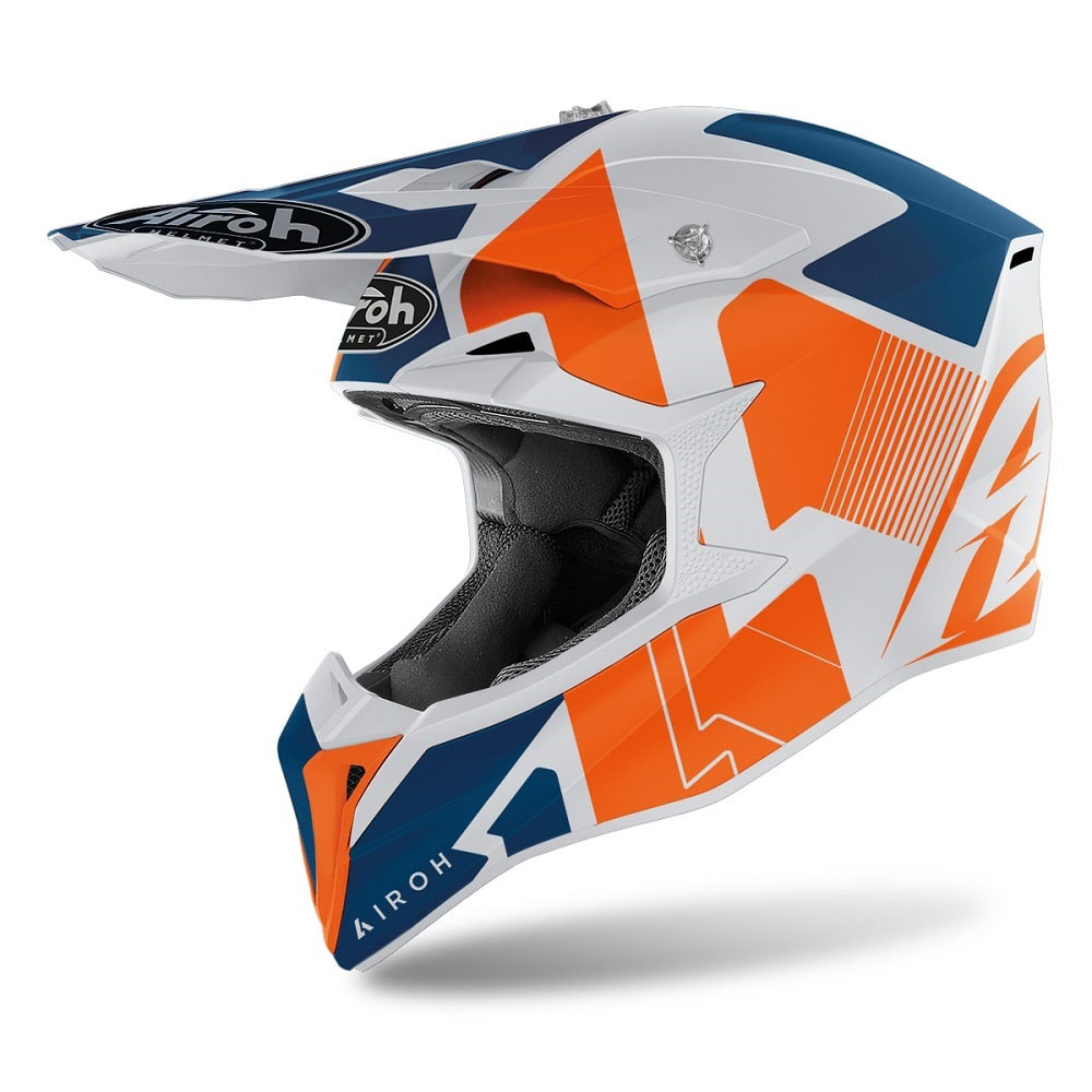 Airoh(アイロー) オフロードヘルメット WRAAP RAZE オレンジ マット 